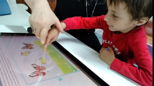 Индивидуальное коррекционно-развивающее занятие с использованием сенсорной панели